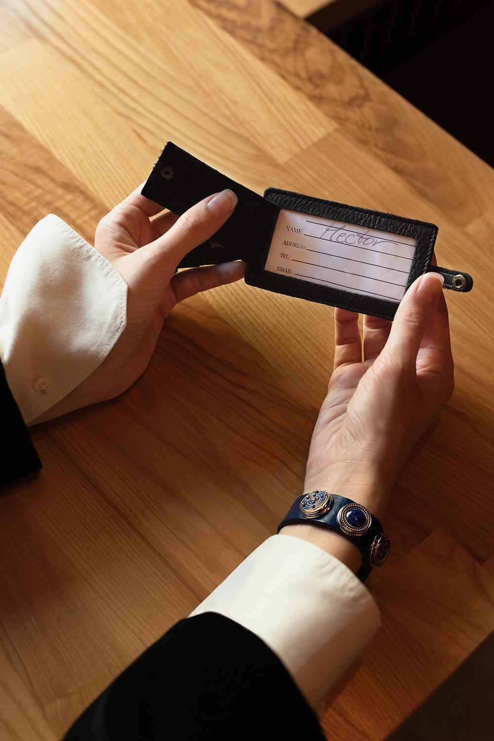 NOOSA Meili Luggage Tag Black