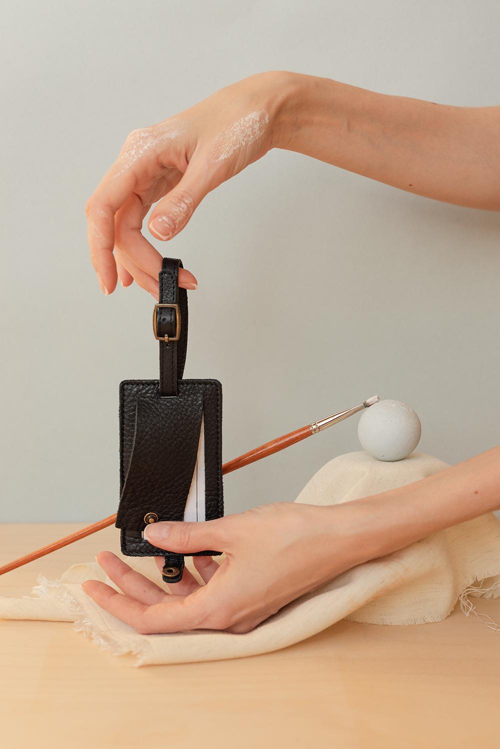 NOOSA Meili Luggage Tag Black