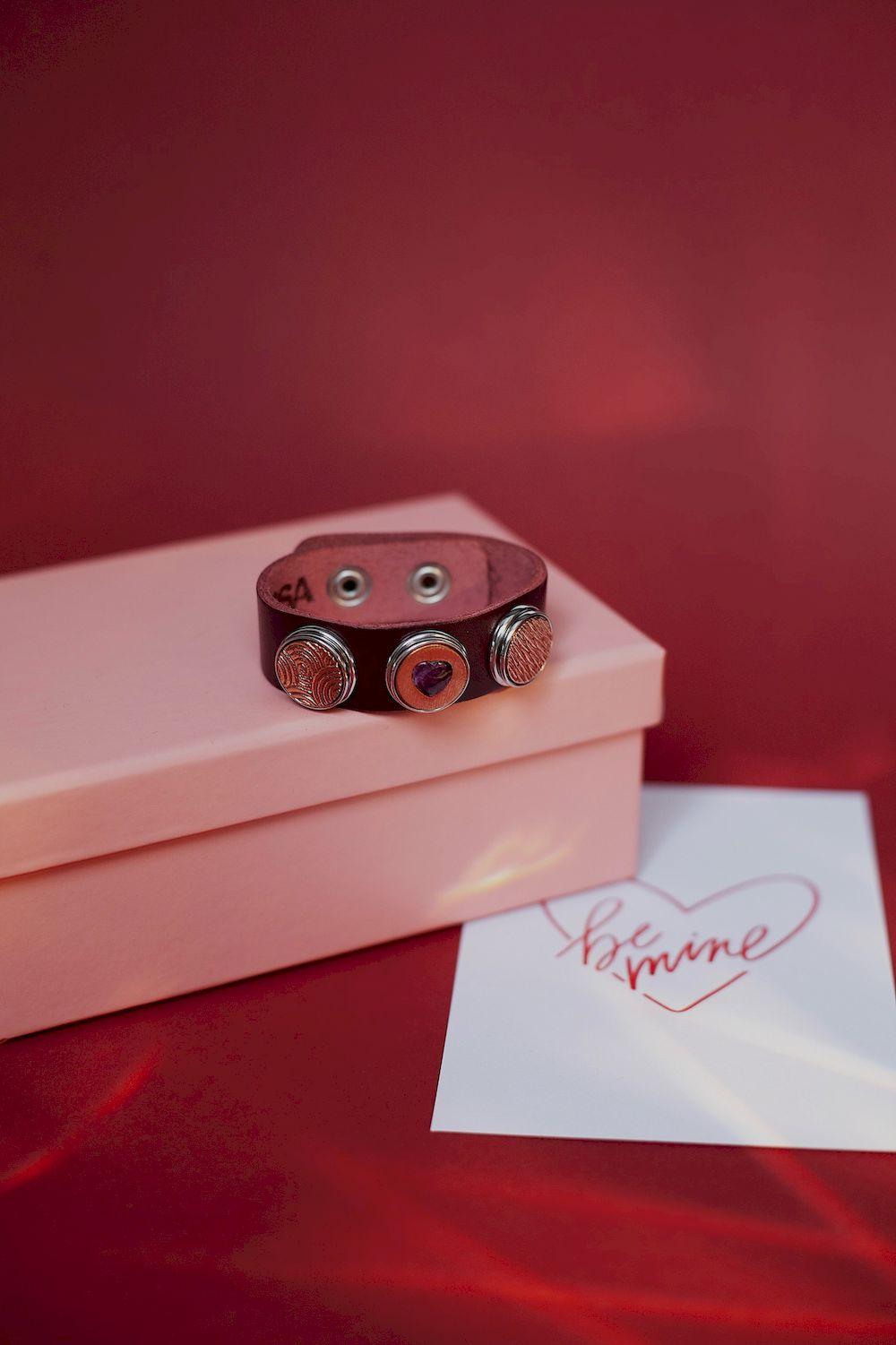 NOOSA Original classic bracelet burgundy