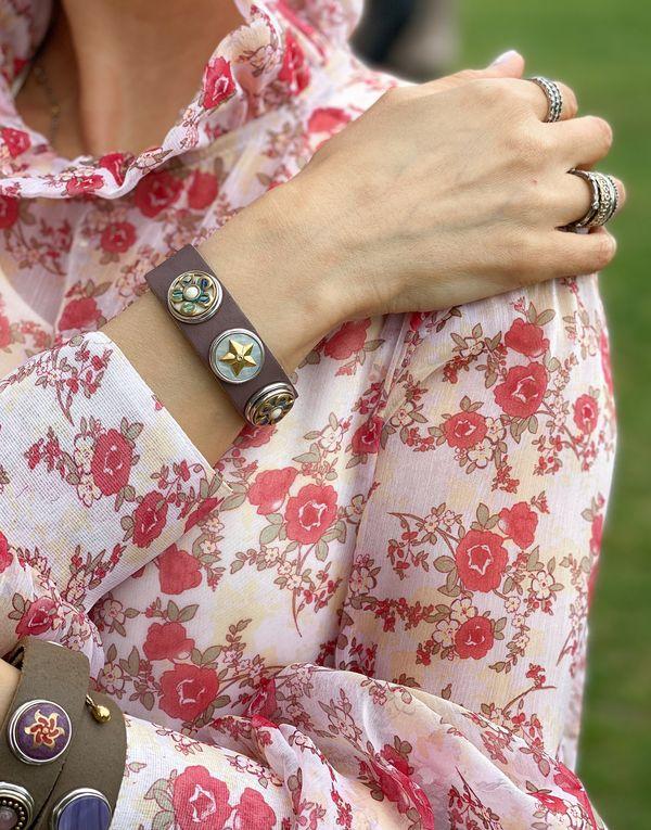 NOOSA Original classic bracelet dark purple