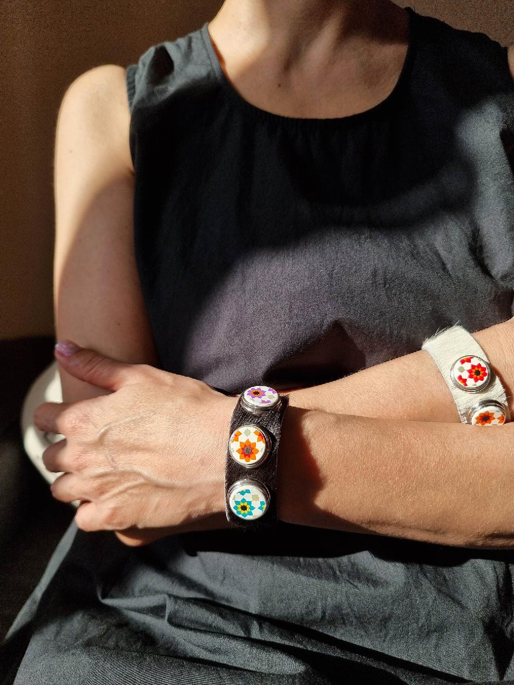 NOOSA Original Classic Cowhide Bracelet Black