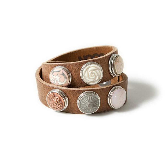 NOOSA Original Classic Double Bracelet Brown