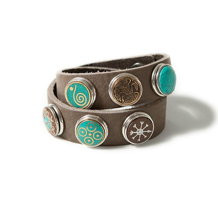 NOOSA Original Classic Double Bracelet Grey