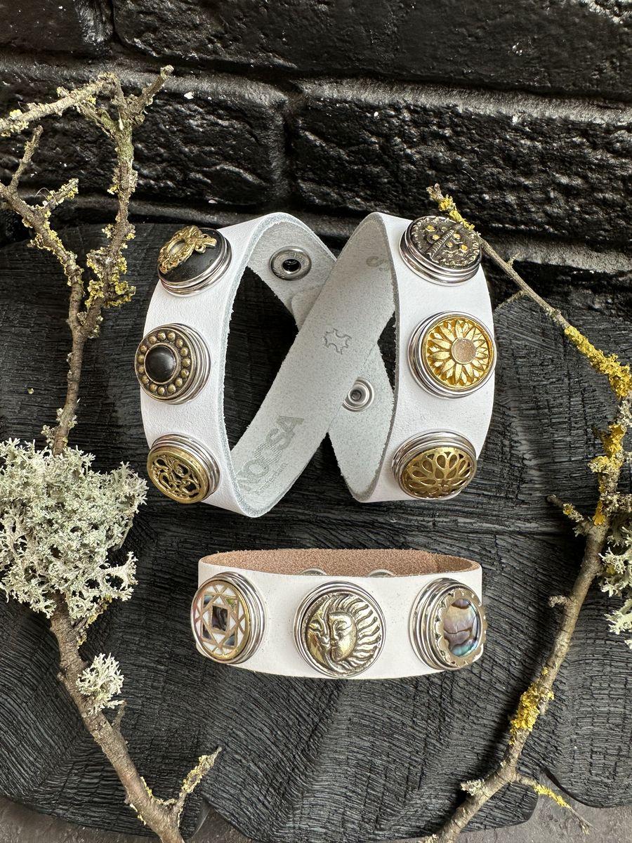 NOOSA Original Classic Double Bracelet White