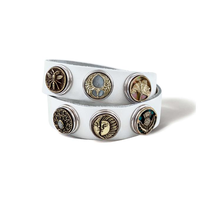 NOOSA Original Classic Double Bracelet White