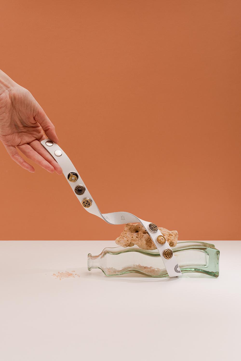 NOOSA Original classic double bracelet white