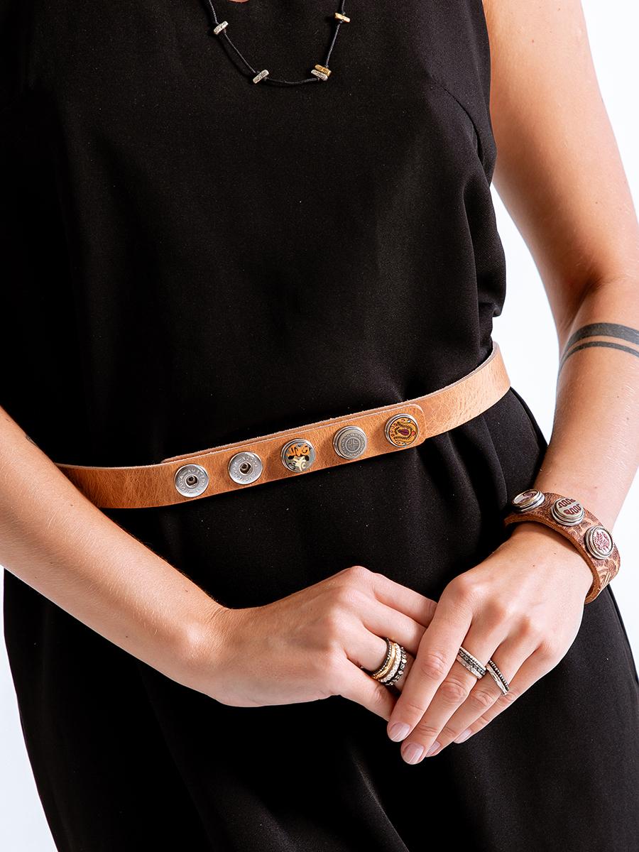 NOOSA Original Classic Narrow Belt Ginger