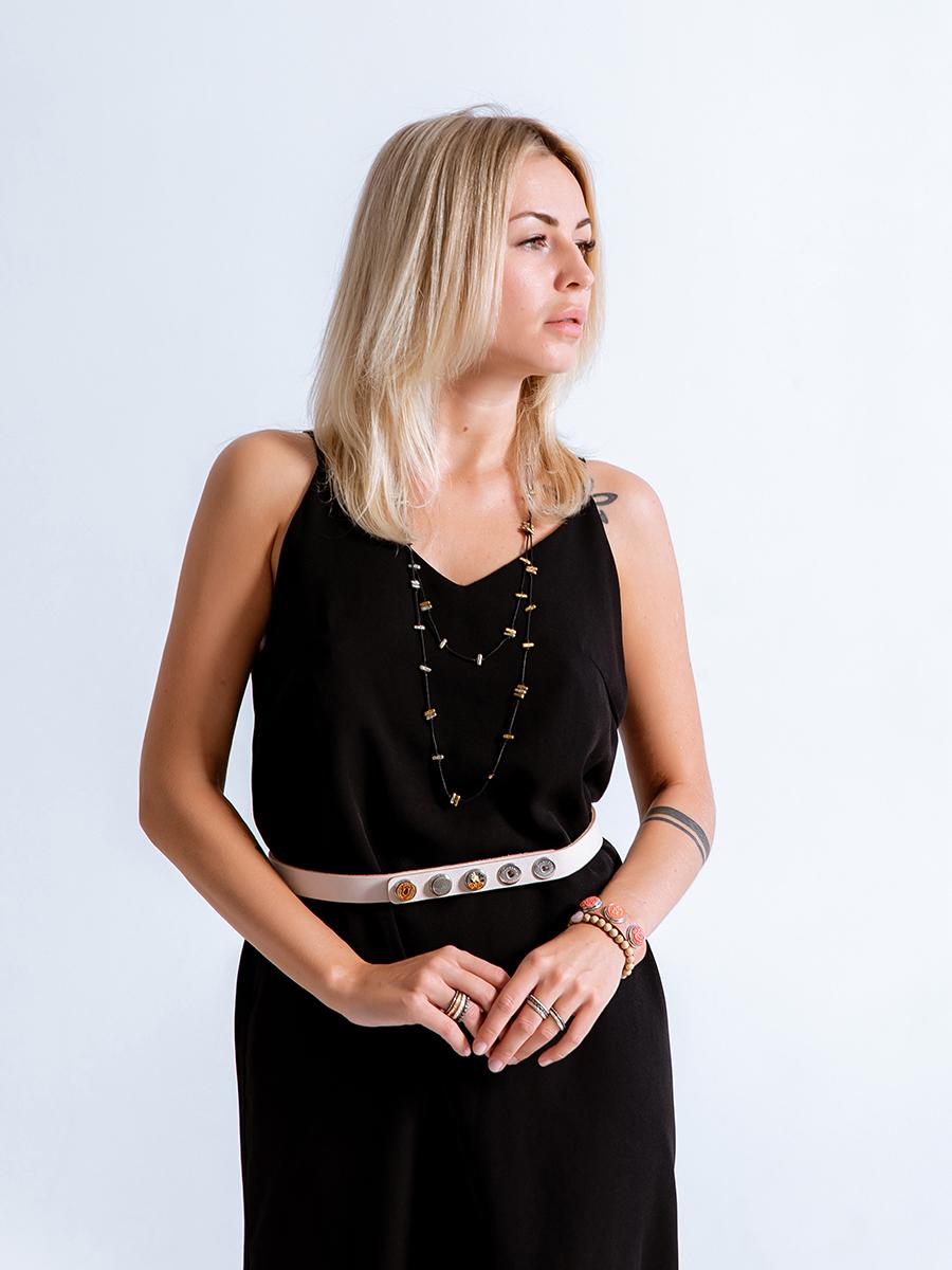 NOOSA Original Classic Narrow Belt White