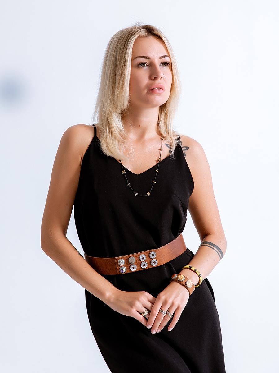 NOOSA Original Classic Wide Belt Brown