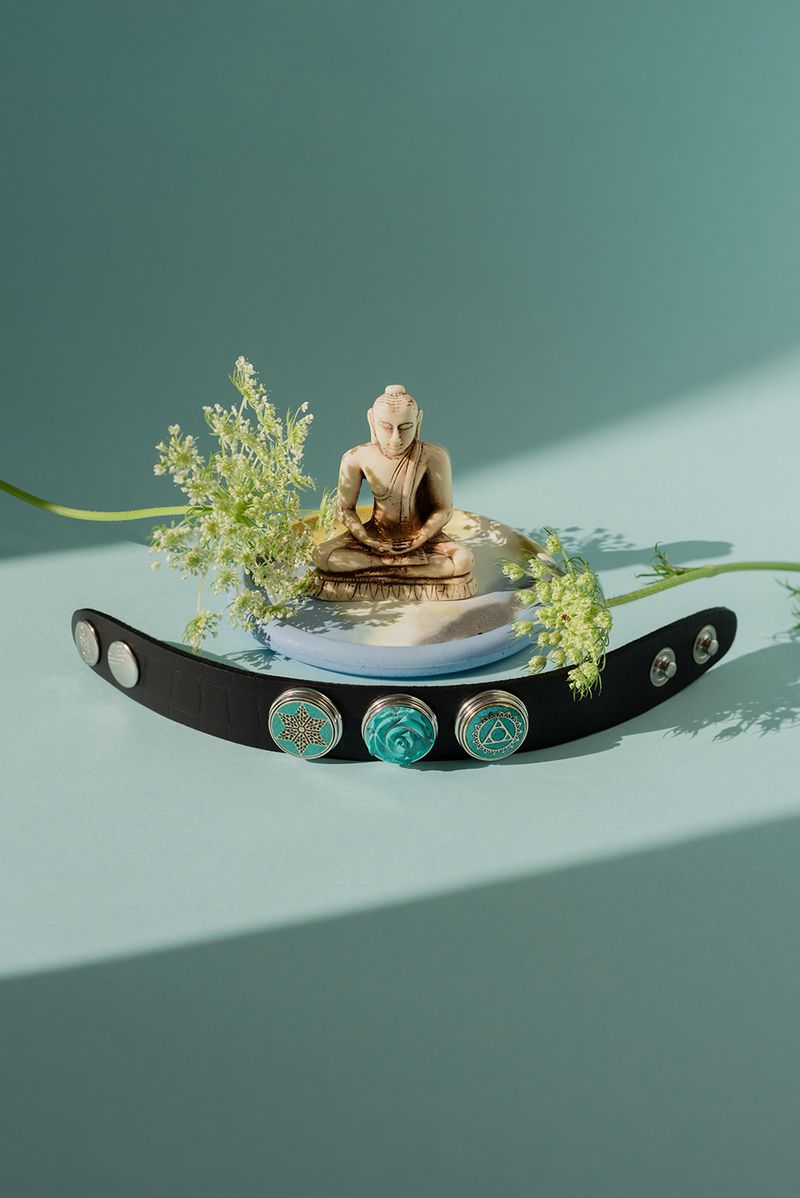 NOOSA Original Croco print bracelet black