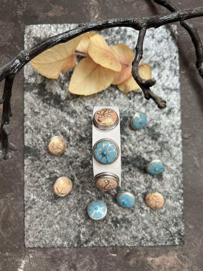 NOOSA Original Croco Print Bracelet White