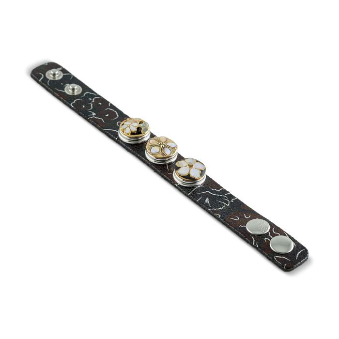 NOOSA Original Flora Bracelet Flower Print Black