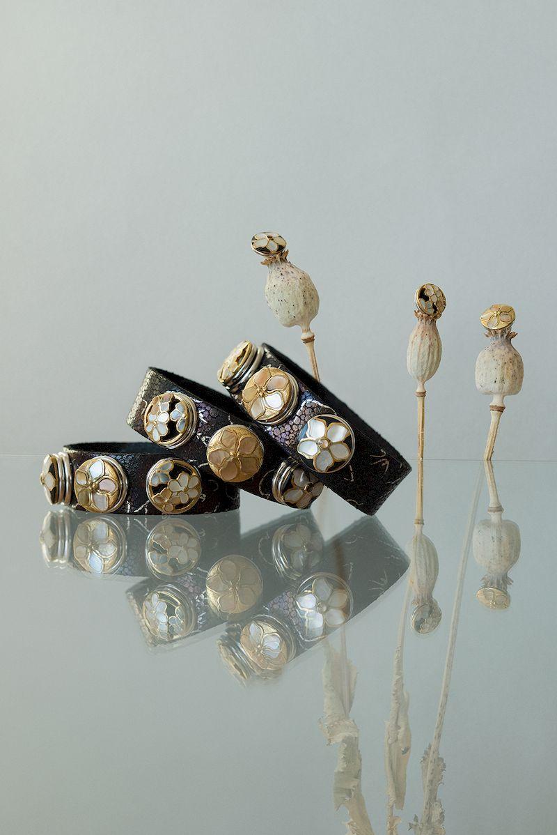 NOOSA Original Flora bracelet flower print black