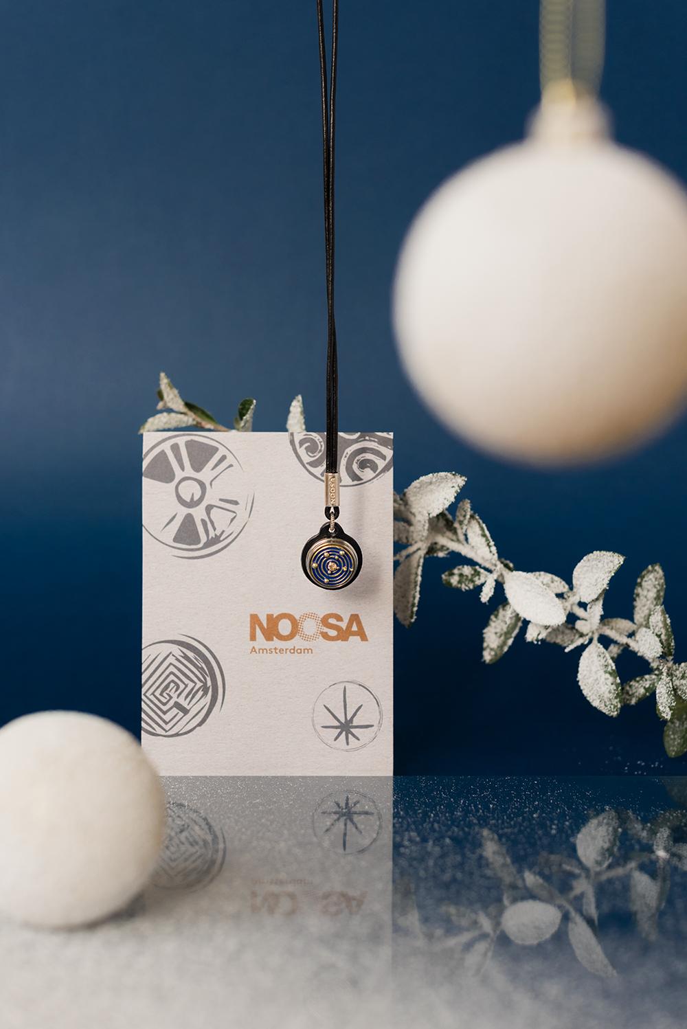 NOOSA Original Mani Leather Necklace Black