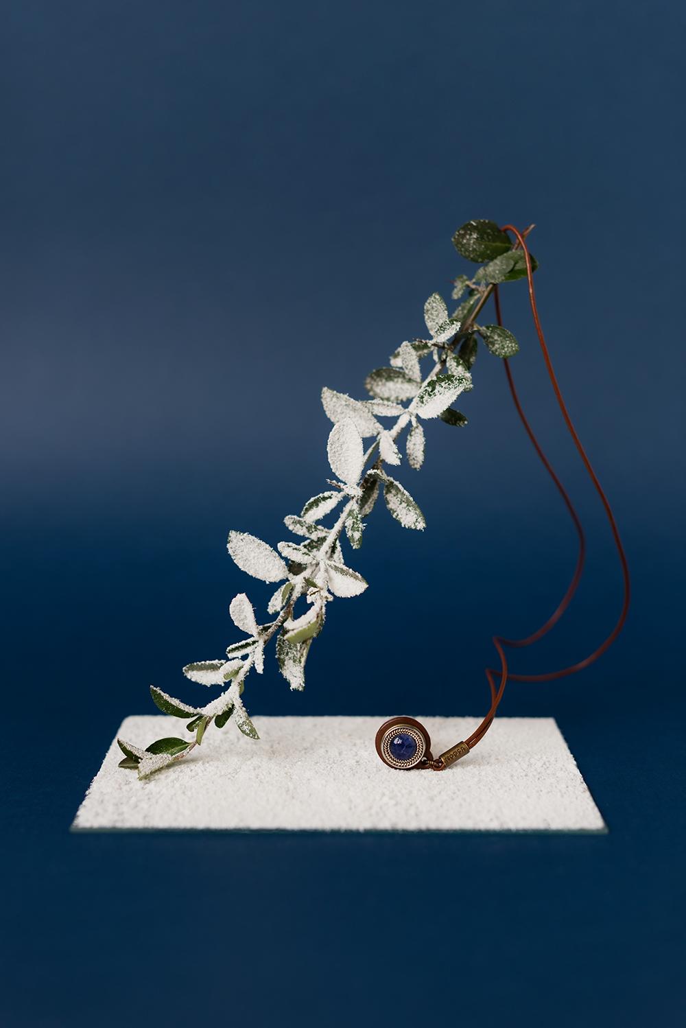 NOOSA Original Mani Leather Necklace Mid Brown