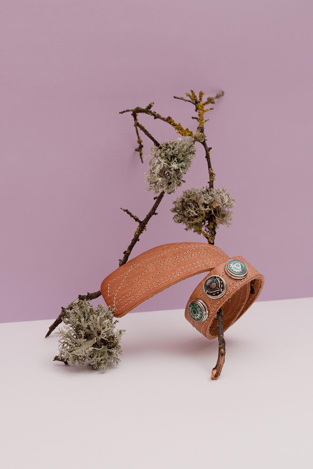 NOOSA Original Stitched Bracelet Brown