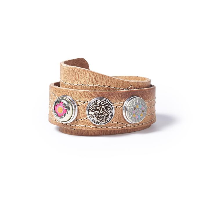 NOOSA Original Stitched Bracelet Brown