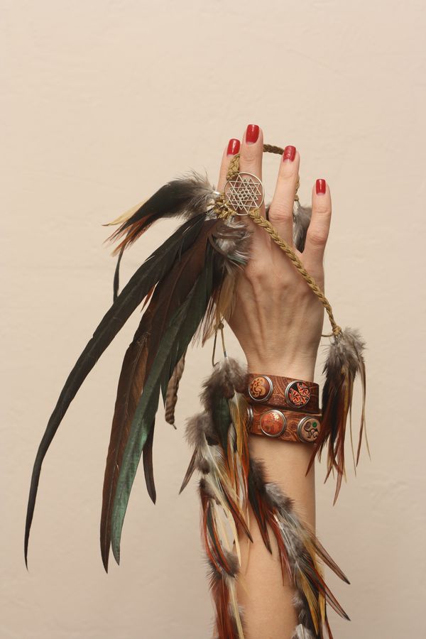 NOOSA Original Tattoo double bracelet natural