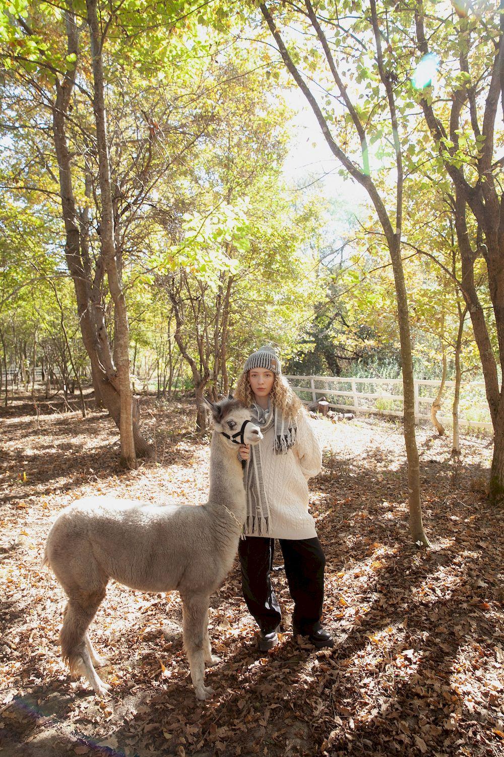 NOOSA Pachamama Alpaca Beanie Hat Grey