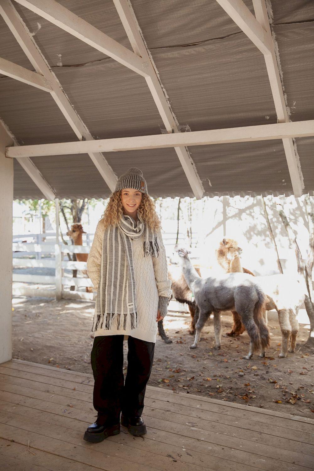 NOOSA Pachamama baby alpaca scarf