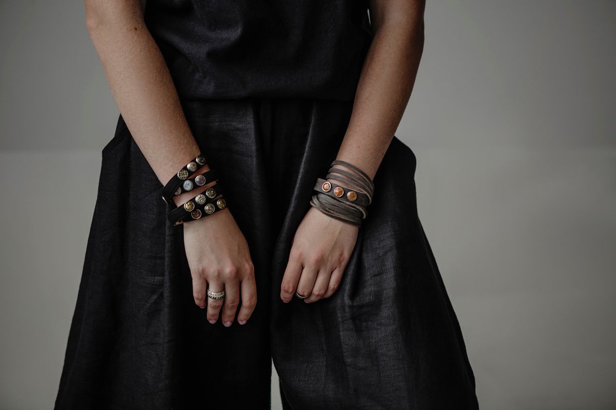 NOOSA Petite Classic Double Bracelet Black