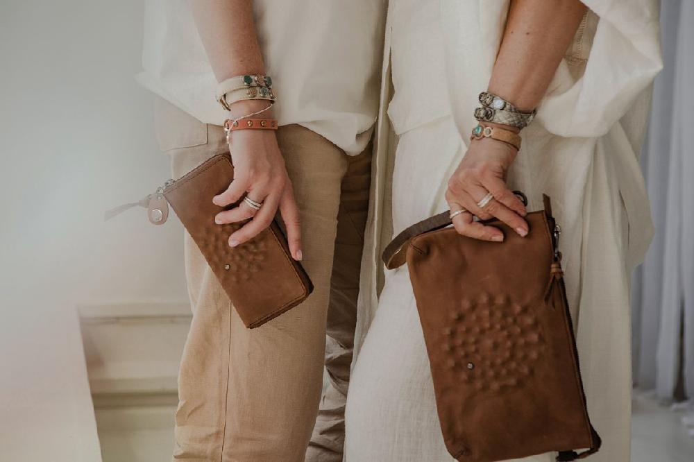 NOOSA Petite classic double bracelet cream