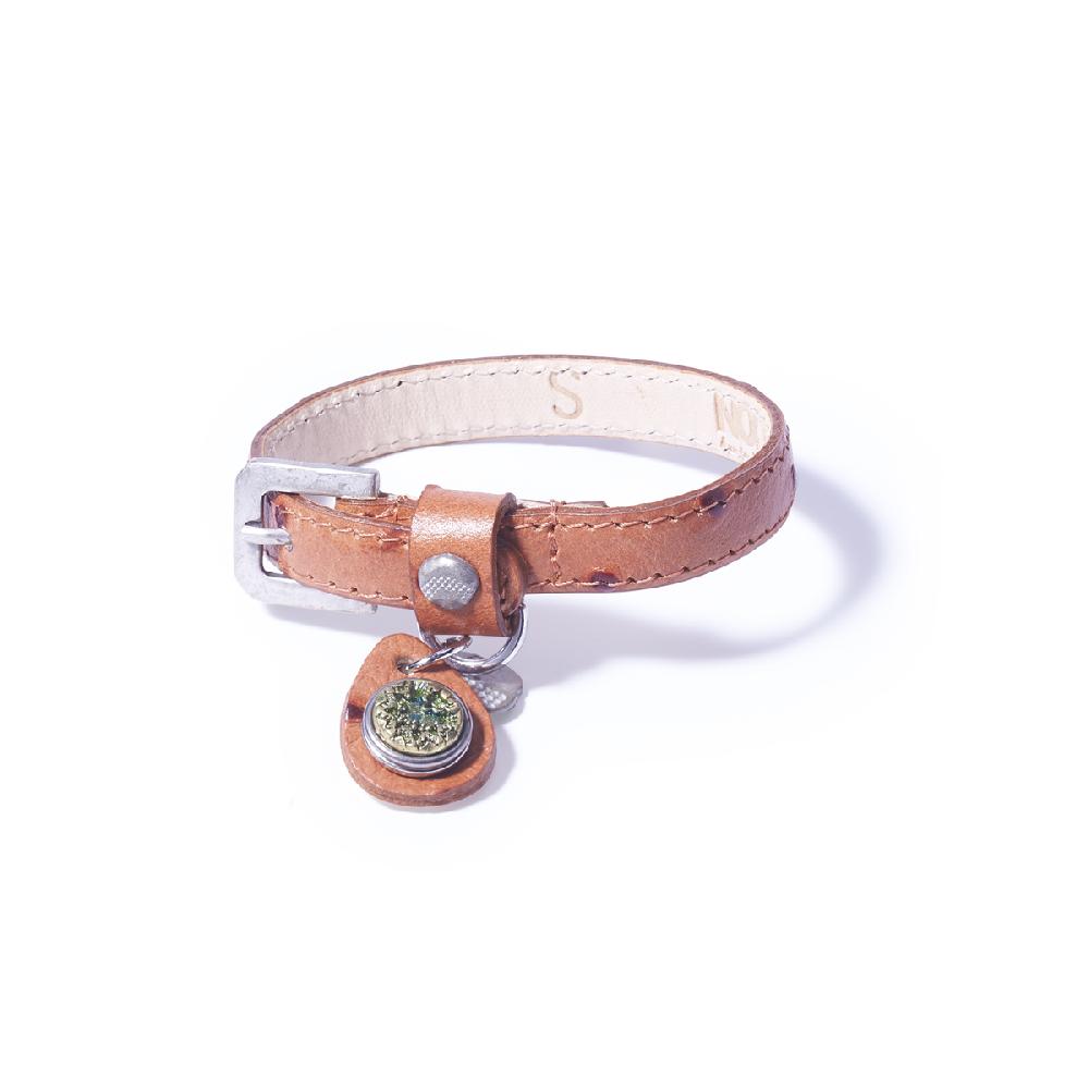 NOOSA Petite Dots Bracelet Cognac