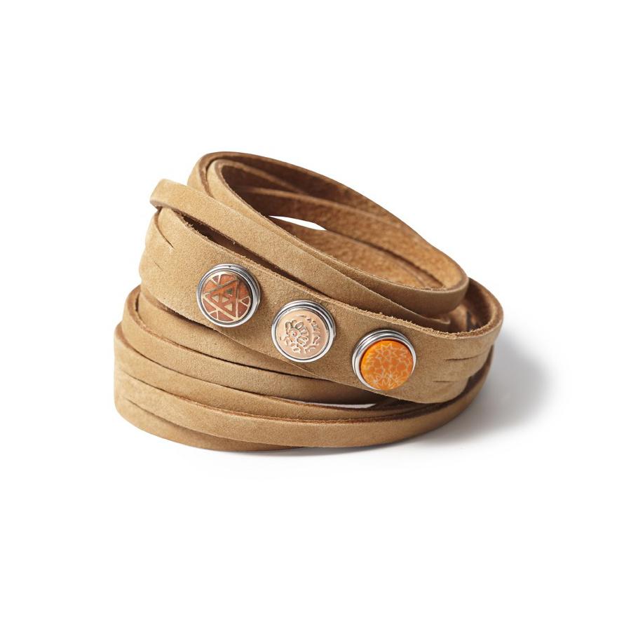 NOOSA Petite Multi Triple Bracelet Ocher