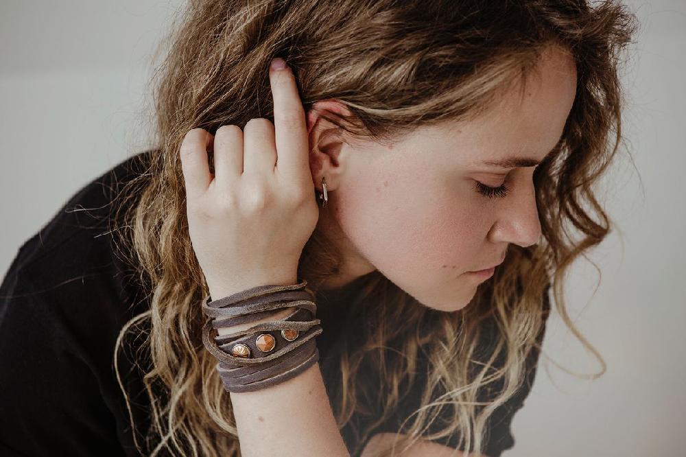 NOOSA Petite Triple Multi Bracelet Grey