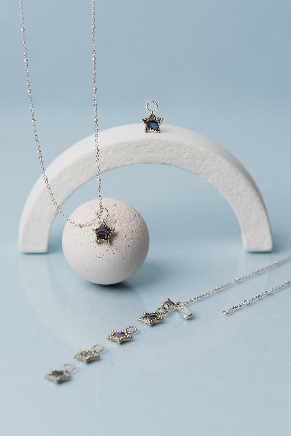 NOOSA Relic Abalone Star Pendant