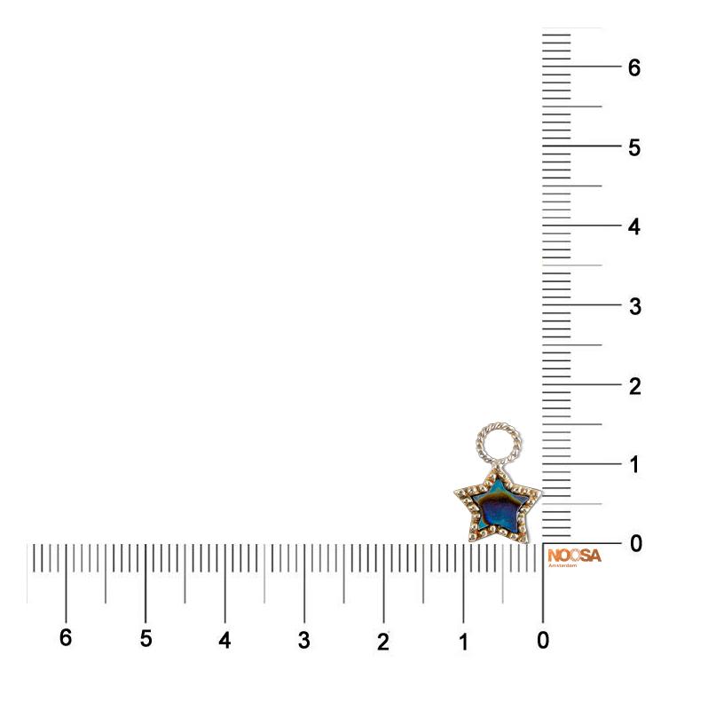 NOOSA Relic Abalone Star Pendant