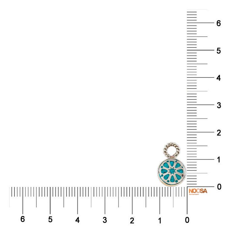 NOOSA Relic Blue Anemone Pendant