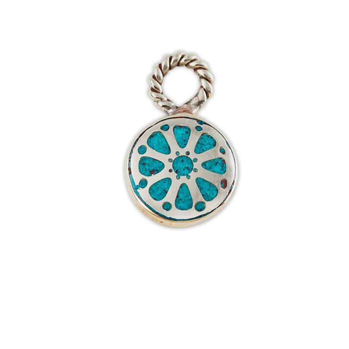 NOOSA Relic Blue Anemone Pendant