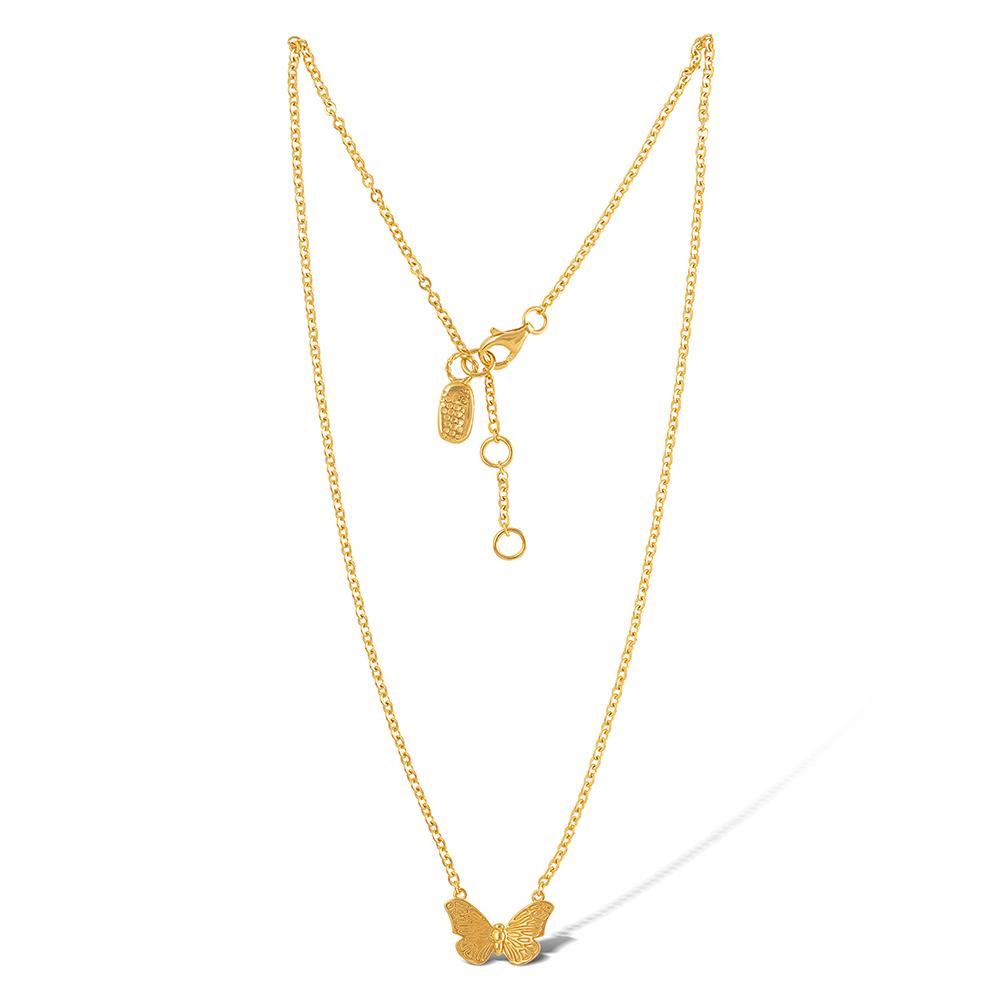 NOOSA Relic Butterfly Necklace Gold-plated Silver