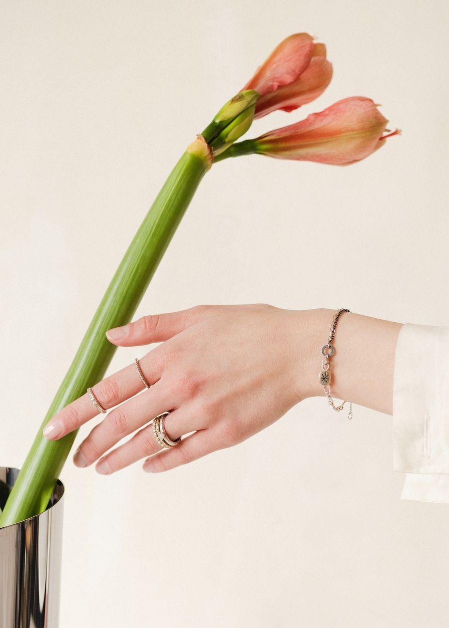 NOOSA Relic Circle of life silver pendant