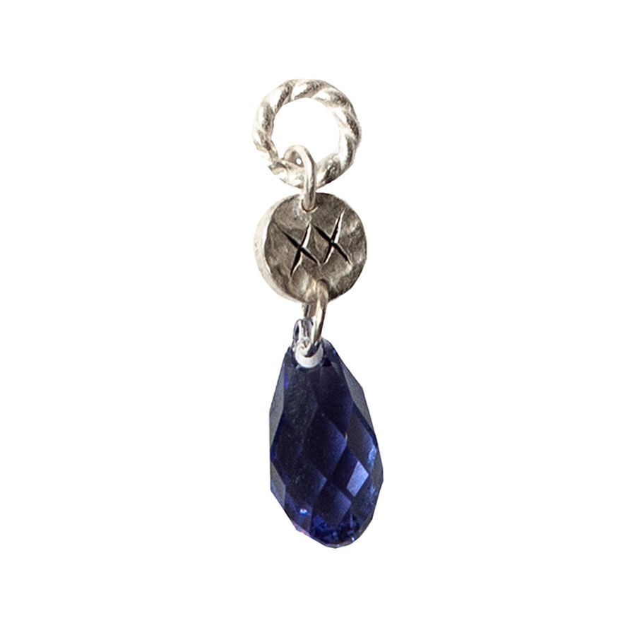NOOSA Relic Crystal birthstone December pendant