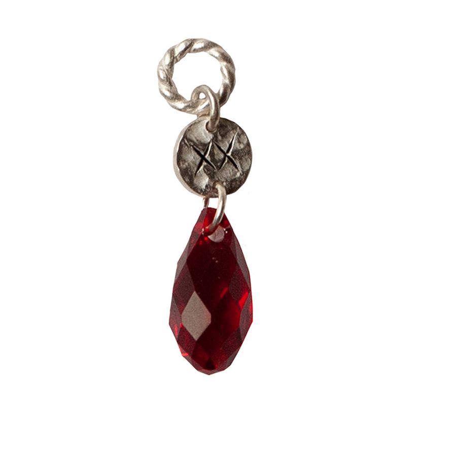 NOOSA Relic Crystal birthstone January pendant