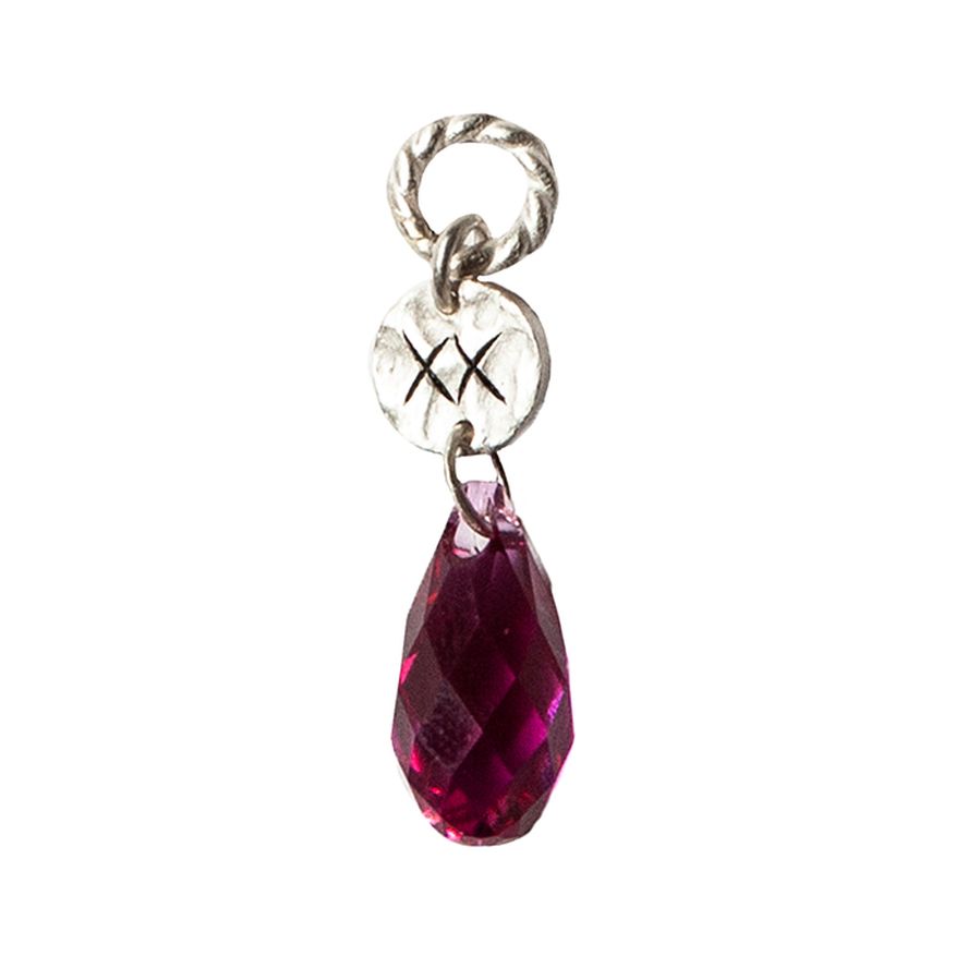 NOOSA Relic Crystal birthstone October pendant