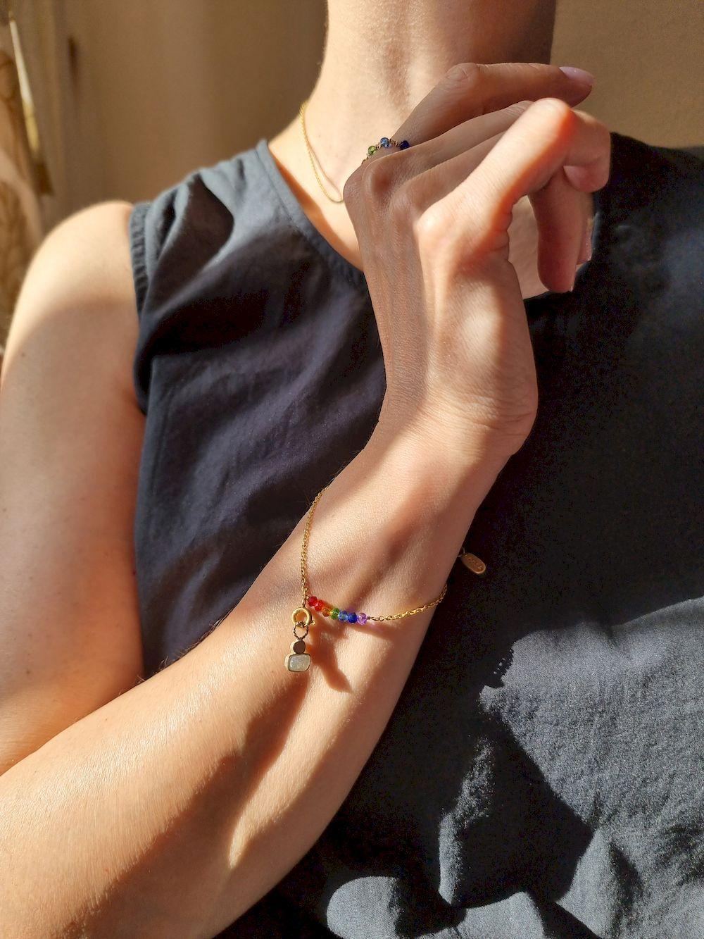 NOOSA Relic Iris Chakra Bracelet