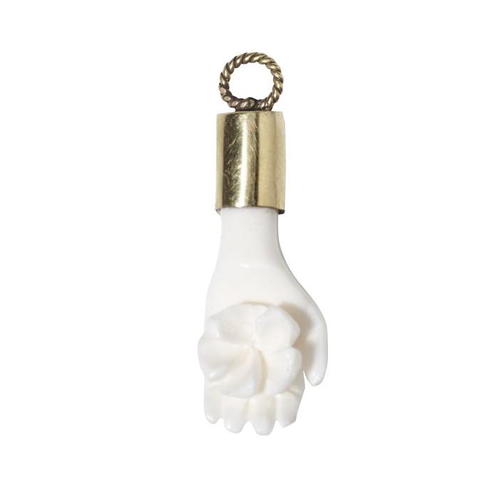 NOOSA Relic Lotus Hand Pendant