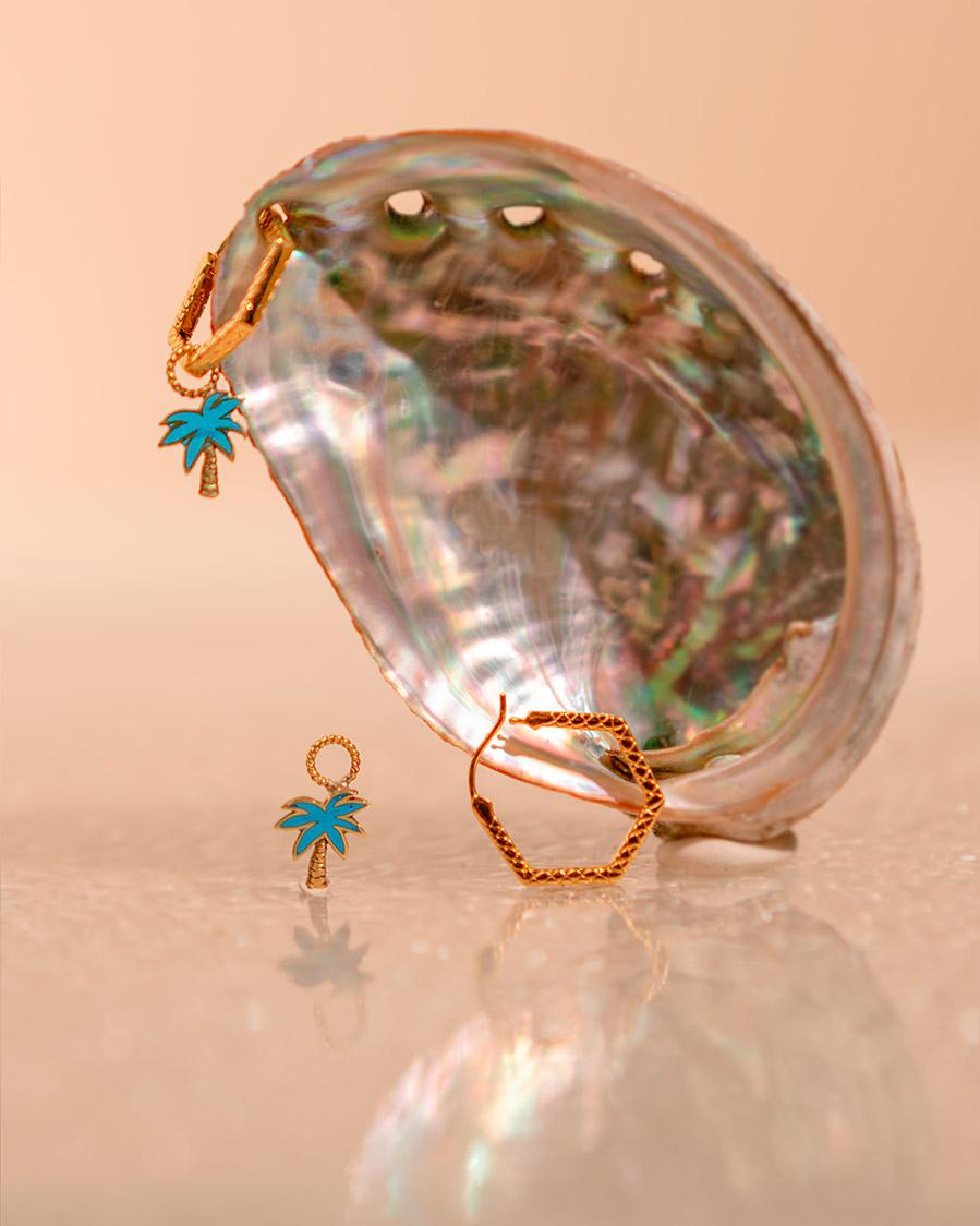 NOOSA Relic Palm Tree Pendant