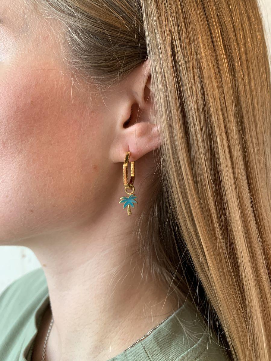 NOOSA Relic Palm tree pendant