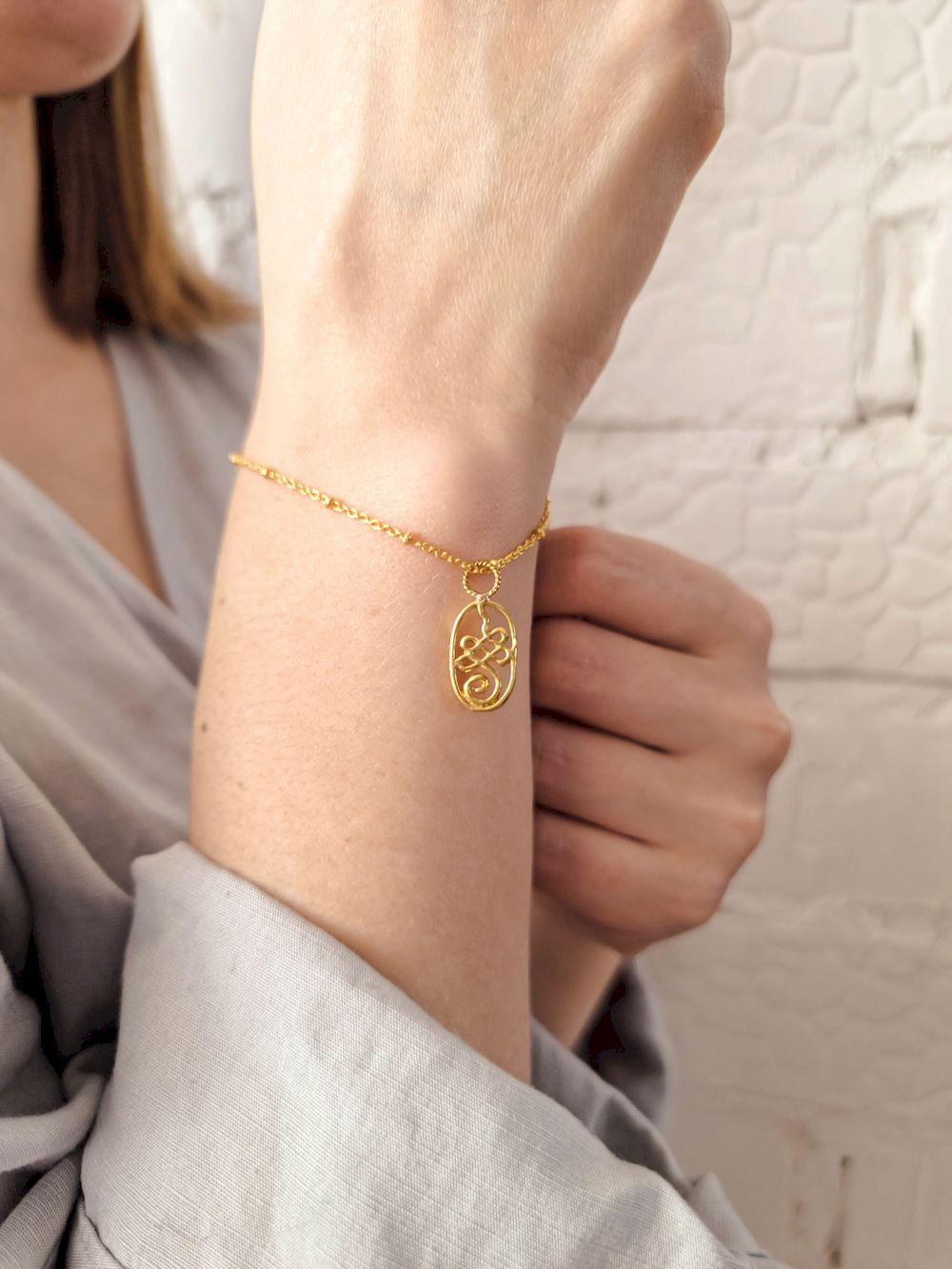 NOOSA Relic Unalome pendant