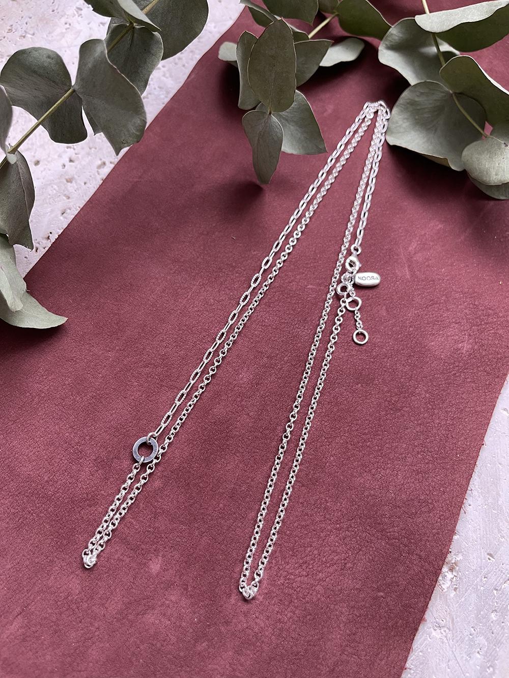 NOOSA Relic Wing Necklace Silver