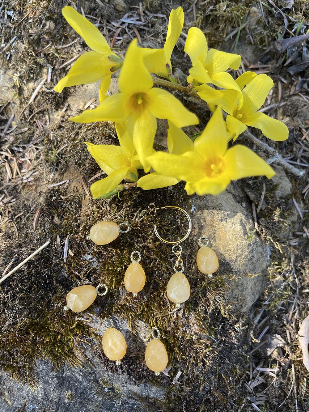 NOOSA Relic Yellow Calcite Pendant