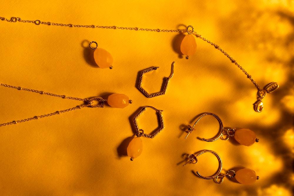 NOOSA Relic Yellow Calcite Pendant