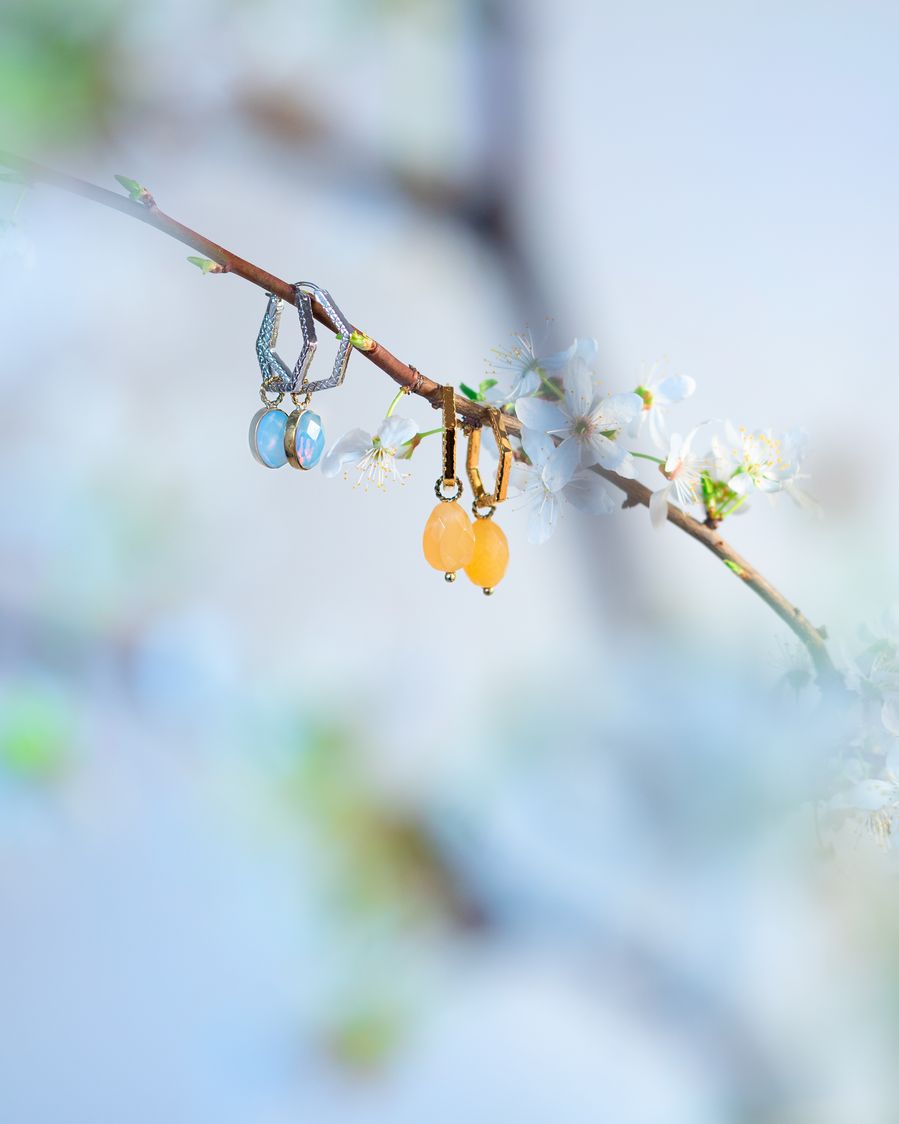 NOOSA Relic Yellow calcite pendant