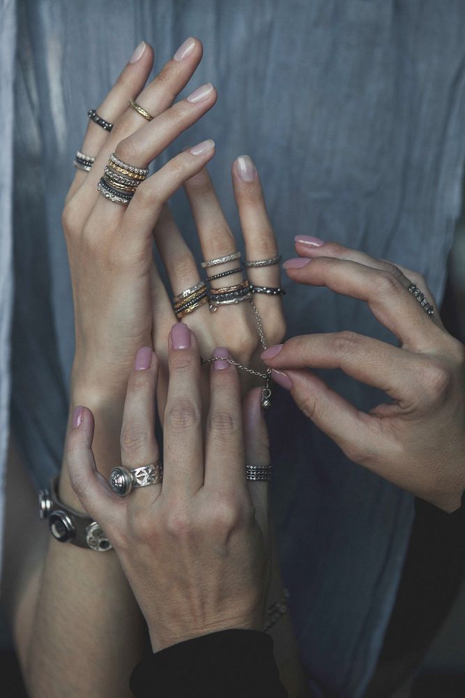 NOOSA Ring Arabesque Oxidized Silver