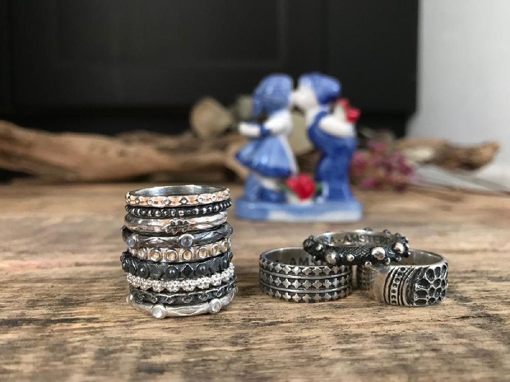 NOOSA Ring Arabesque Oxidized Silver