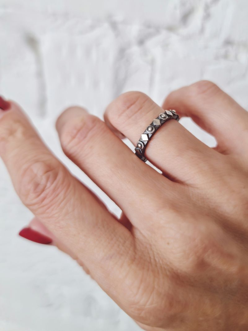 NOOSA Ring Fez oxidized silver